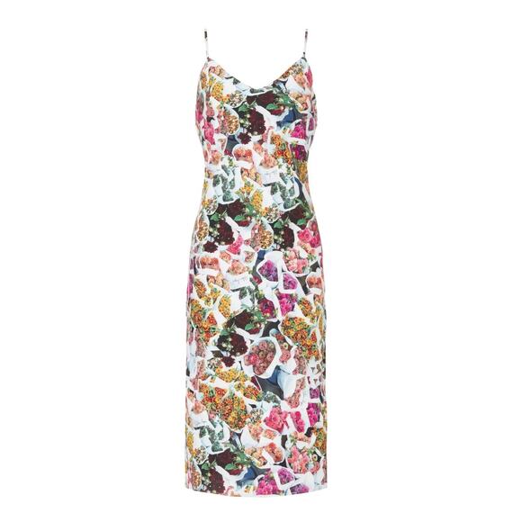 Adam Lippes RTR Bouquet Slip Dress 0 - Picture 4 of 9